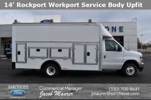 2024 Ford E-450SD Cutaway DRW w/14&#39; Rockport Workport Service Body