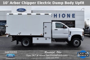 2020 Chevrolet Silverado 6500HD 1WT w/10&#39; Arbor Chipper Electric Dump Body
