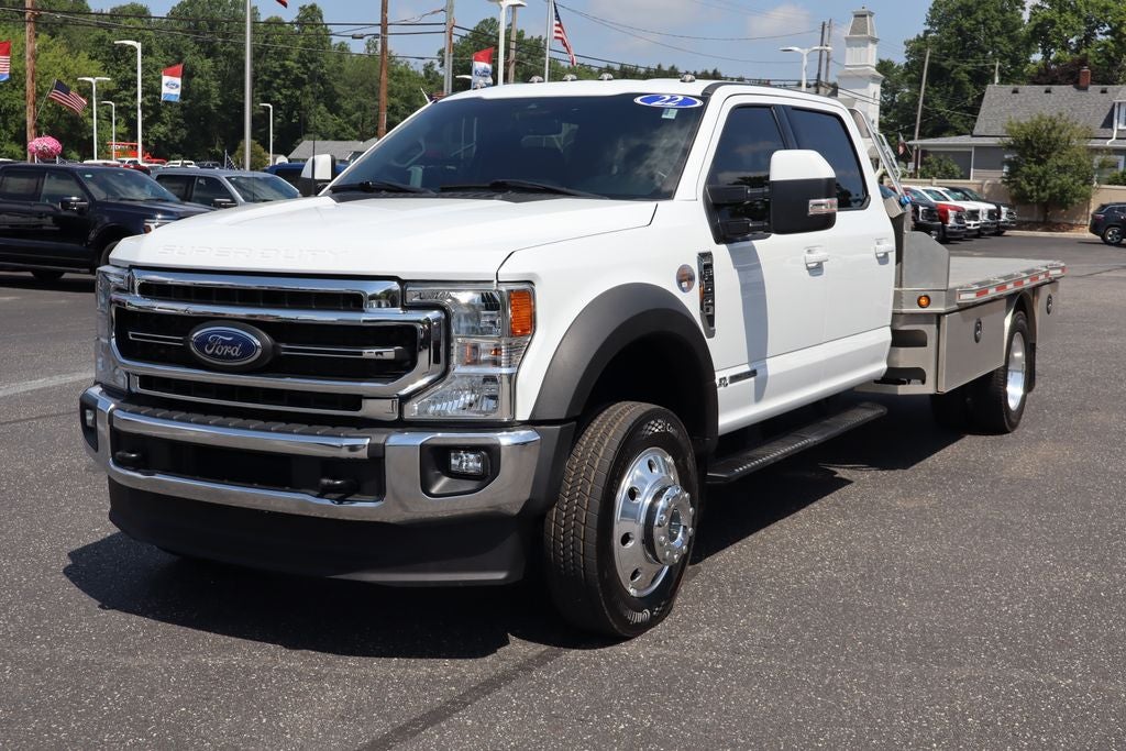 2022 Ford F-550SD Lariat DRW 11' ALE Aluminum Utility Flat Bed