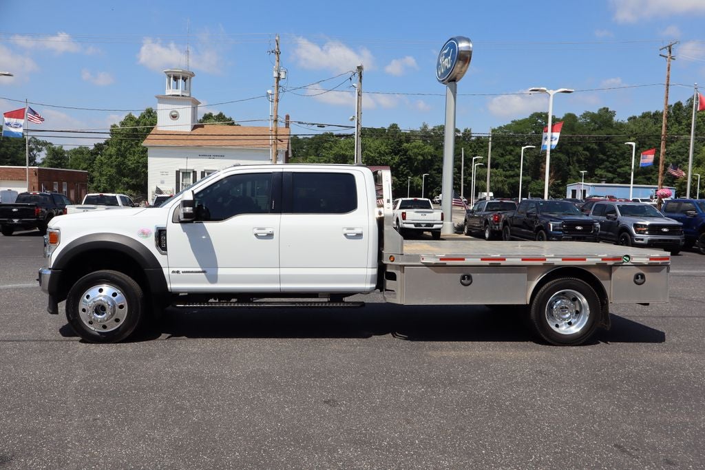 2022 Ford F-550SD Lariat DRW 11' ALE Aluminum Utility Flat Bed