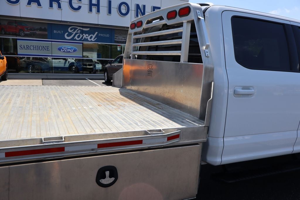 2022 Ford F-550SD Lariat DRW 11' ALE Aluminum Utility Flat Bed