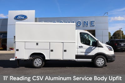2027 Ford Transit-350 LR Cutaway w/11' Reading CSV Aluminum Service Body