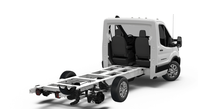 2027 Ford Transit-350 LR Cutaway w/11' Reading CSV Aluminum Service Body