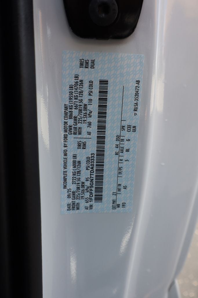 2026 Ford F-550SD XL DRW Chassis