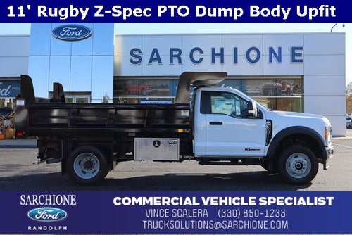 2025 Ford F-600SD XL DRW w/11' Rugby Z-Spec PTO Dump Body