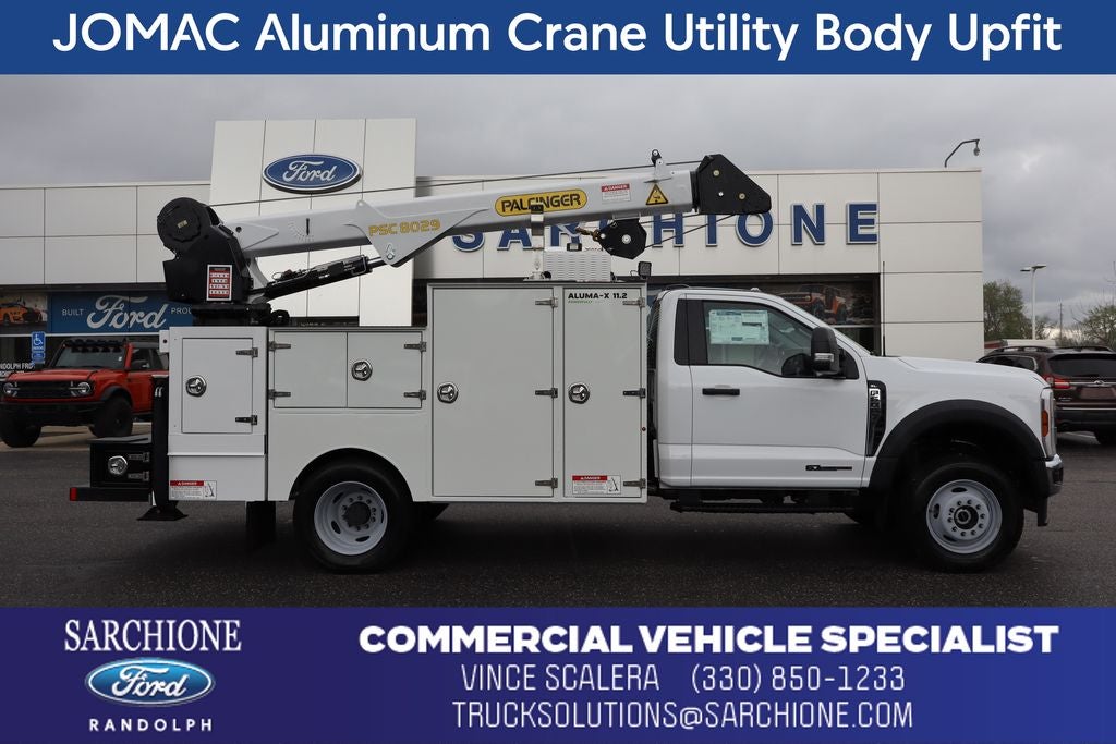 2026 Ford F-600SD XL DRW w/Palfinger Aluminum Crane Utility Body