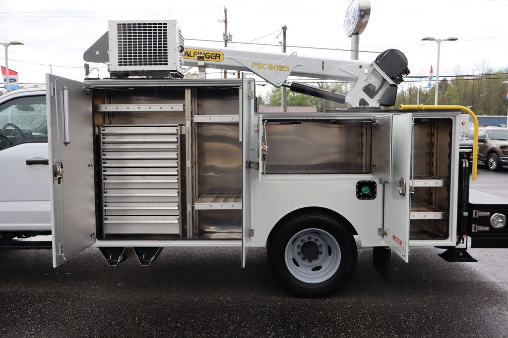 2026 Ford F-600SD XL DRW w/Palfinger Aluminum Crane Utility Body
