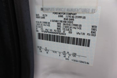 2025 Ford F-650SD DRW w/10' Galion PTO Dump Body