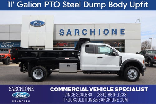 2026 Ford F-550SD XL DRW w/11' Galion PTO Dump Body