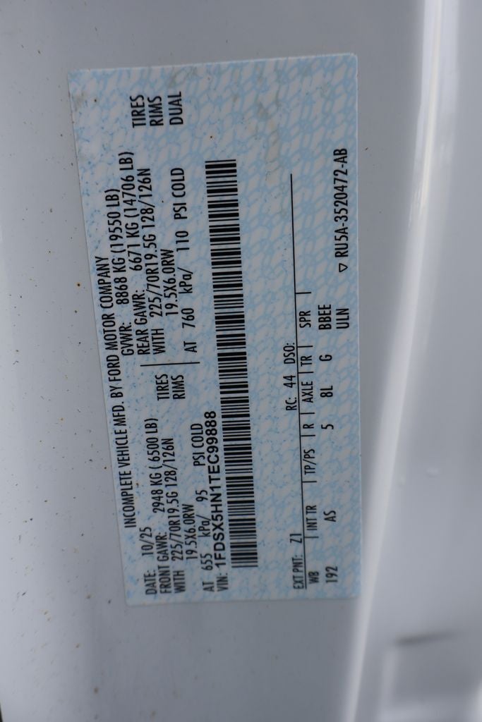 2026 Ford F-550SD XL DRW w/11' Galion PTO Dump Body