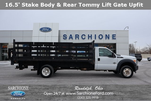 2014 Ford F-450SD XL DRW w/16.5' Stake Body & Rear Tommy Lift Gate