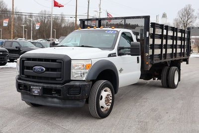2014 Ford F-450SD XL DRW w/16.5' Stake Body & Rear Tommy Lift Gate