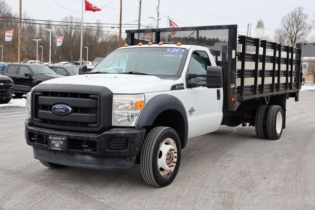 2014 Ford F-450SD XL DRW w/16.5' Stake Body & Rear Tommy Lift Gate