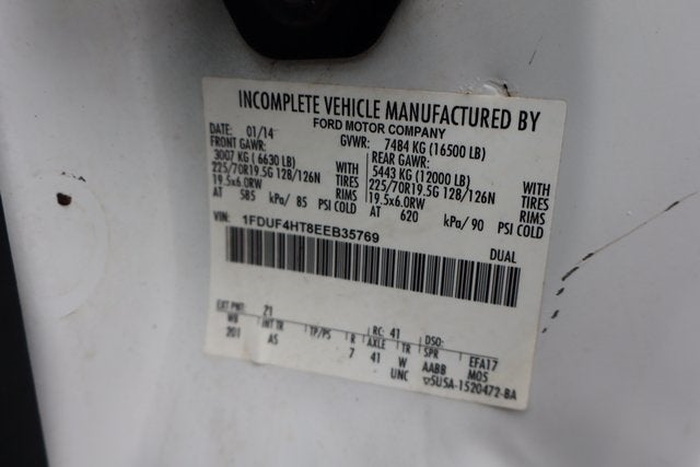 2014 Ford F-450SD XL DRW w/16.5' Stake Body & Rear Tommy Lift Gate