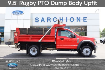 2021 Ford F-550SD XL DRW w/9.5' Rugby PTO Dump Body