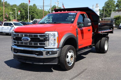 2023 Ford F-550SD XL DRW w/9' Rugby D-Series PTO Dump Body