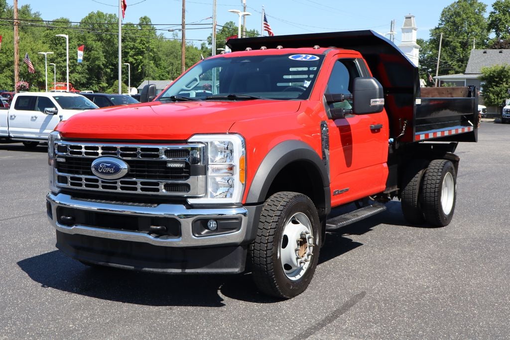 2023 Ford F-550SD XL DRW w/9' Rugby D-Series PTO Dump Body