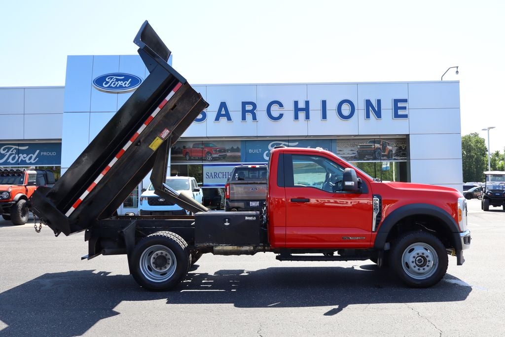 2023 Ford F-550SD XL DRW w/9' Rugby D-Series PTO Dump Body
