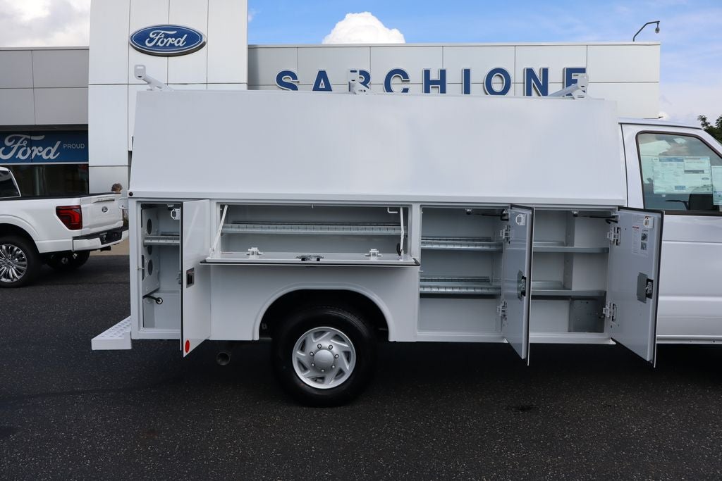 2026 Ford E-350SD Cutaway w/11' Reading Aluminum Classic Service Body