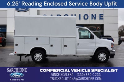 2026 Ford E-350SD Cutaway w/6.25' Reading Enclosed Service Body
