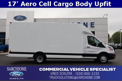 2025 Ford Transit-350 HD LR DRW Cutaway w/17' Aero Cell Cargo Body