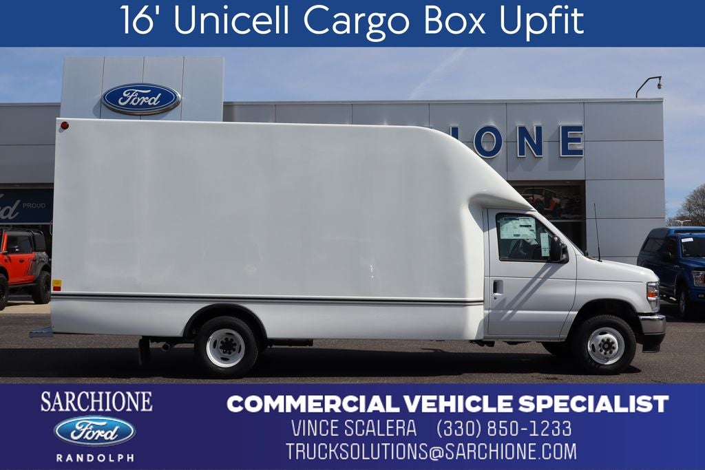 2027 Ford E-450SD Cutaway DRW w/16' Unicell Cargo Box