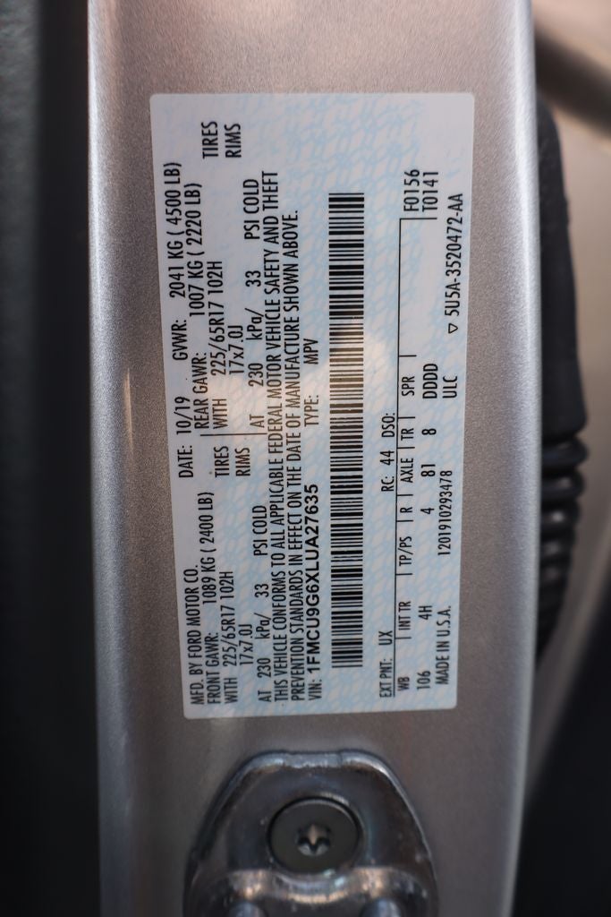 2020 Ford Escape SE