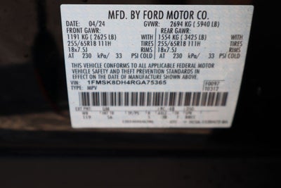 2024 Ford Explorer XLT