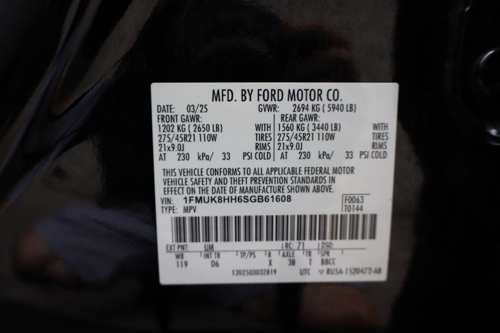2025 Ford Explorer Platinum