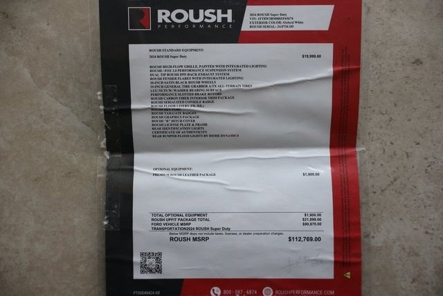 2024 Ford F-250SD Lariat Roush Off-Road Edition