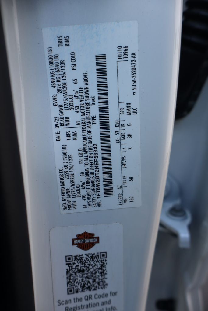 2022 Ford F-250SD Lariat Harley Davidson Edition