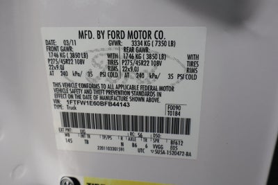 2011 Ford F-150 Lariat Limited