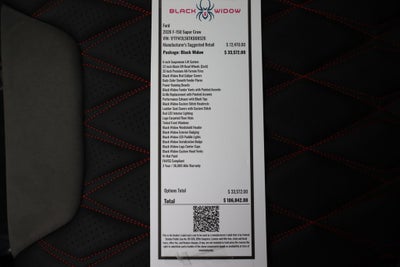 2026 Ford F-150 XLT Black Widow Edition