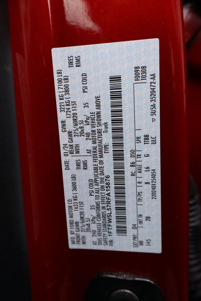 2024 Ford F-150 Lariat Shelby Off-Road Edition