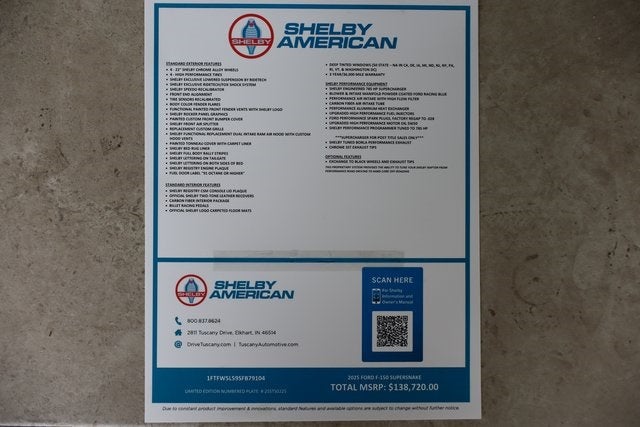 2025 Ford F-150 Lariat Shelby Super Snake