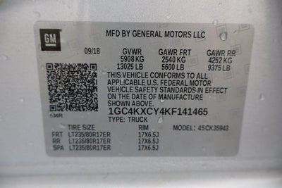 2019 Chevrolet Silverado 3500HD LTZ DRW w/Snow Dogg EX75 Plow