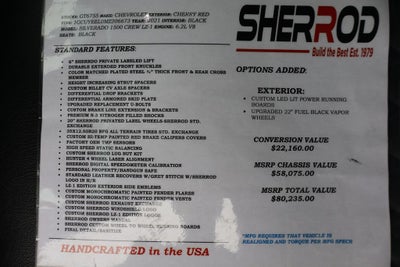 2021 Chevrolet Silverado 1500 RST SHERROD Edition