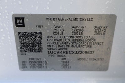 2018 Chevrolet Silverado 1500 LT LT1