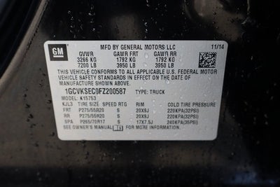 2015 Chevrolet Silverado 1500 LTZ 1LZ