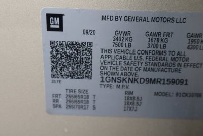 2021 Chevrolet Tahoe LT