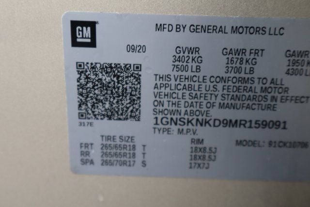 2021 Chevrolet Tahoe LT