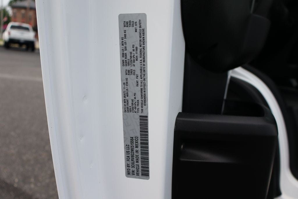 2021 RAM ProMaster 1500 Base High Roof