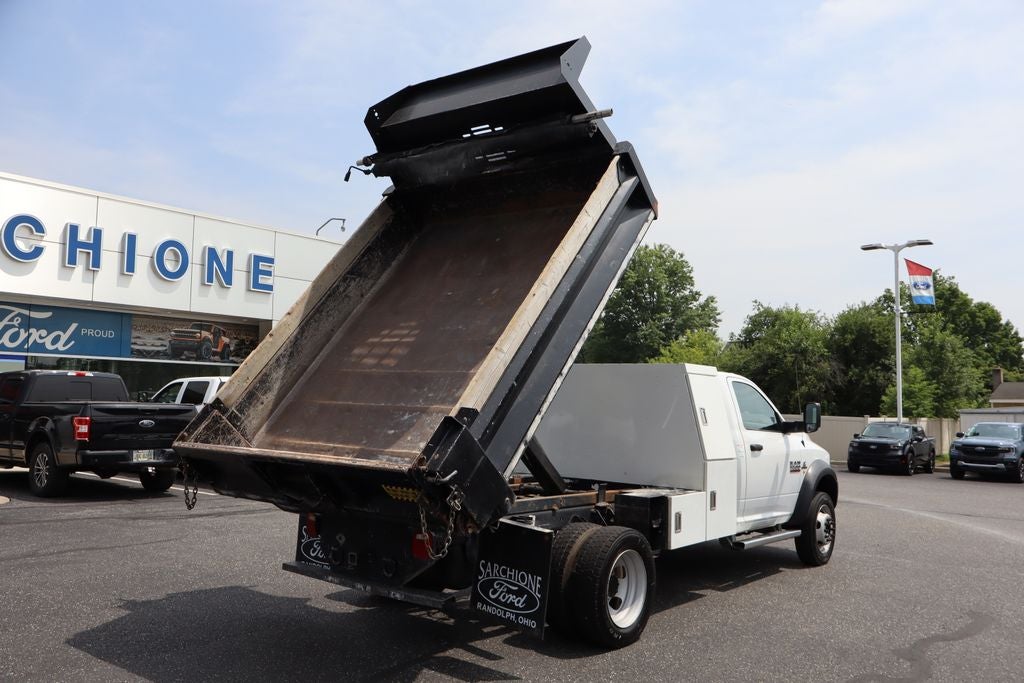2015 RAM 5500HD Tradesman DRW w/Stahl Backpack 9' Dump Body