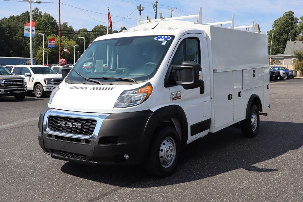 2022 RAM ProMaster 3500 Cutaway Low Roof w/11' Knapheide KUV Service Body