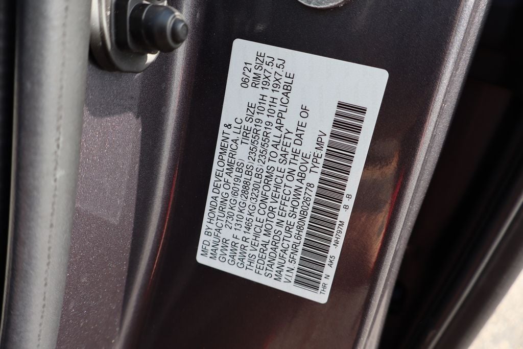 2022 Honda Odyssey Touring
