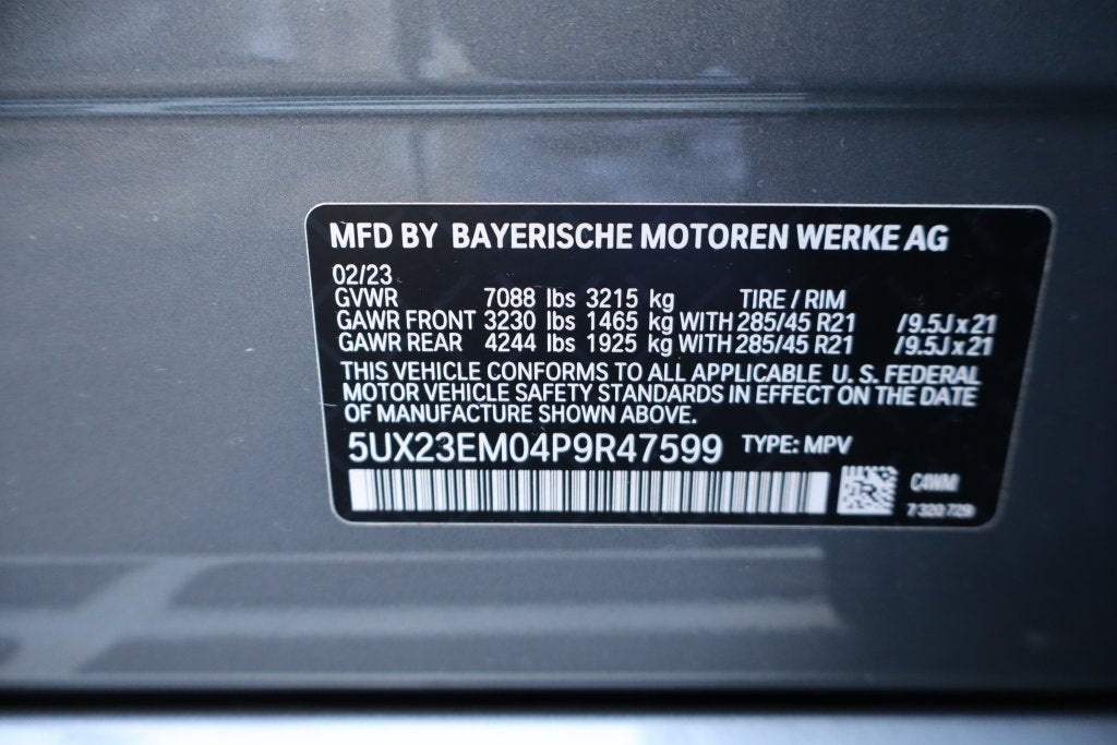 2023 BMW X7 xDrive40i