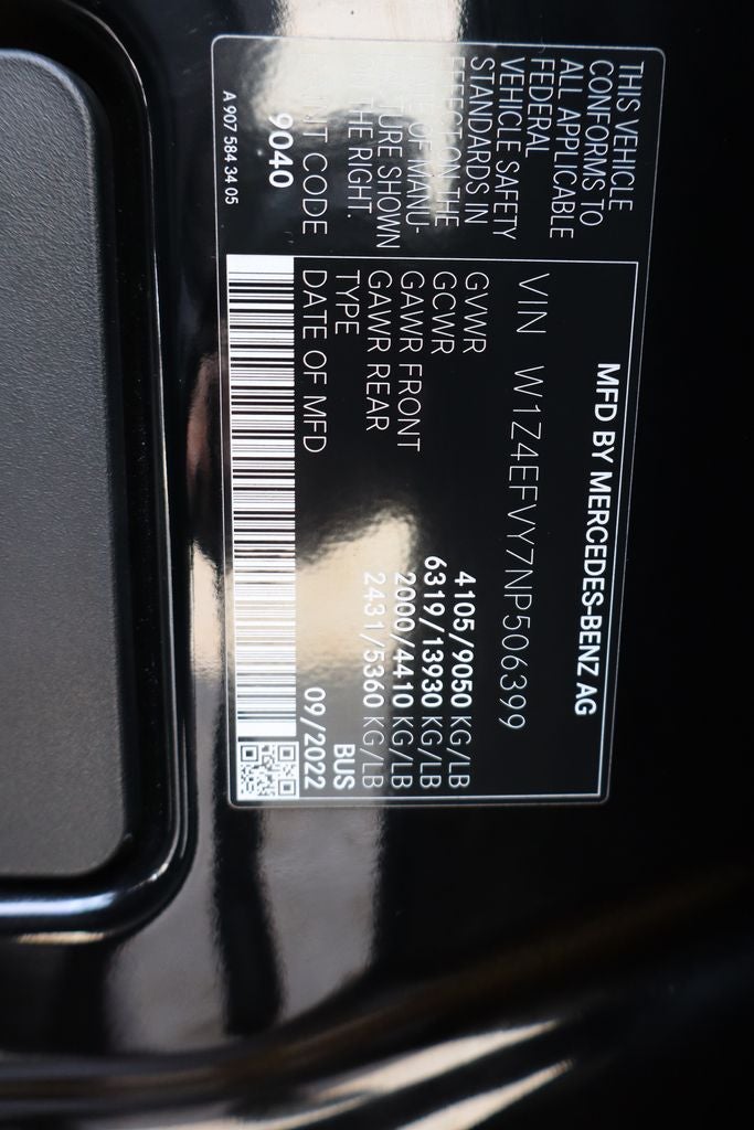 2022 Mercedes-Benz Sprinter 2500 12-Passenger 144 WB