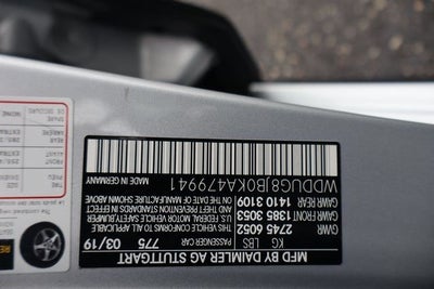 2019 Mercedes-Benz S-Class S 63 AMG® 4MATIC®