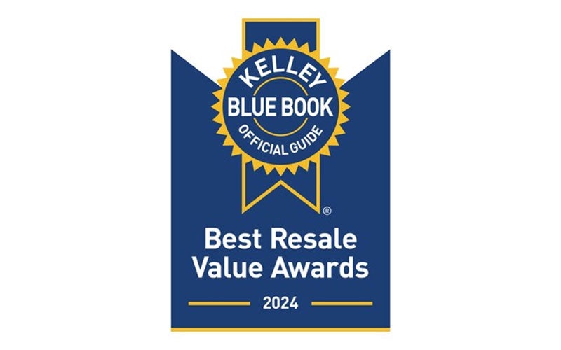 Kelley Blue Book Resale Value Awards