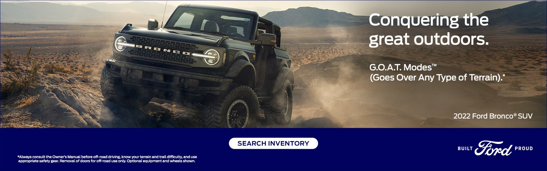 Conquering the great outdoors 2022 Bronco